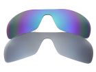 Galaxylense replacement for Oakley Antix Blue&Gray Polarized 2 Pairs
